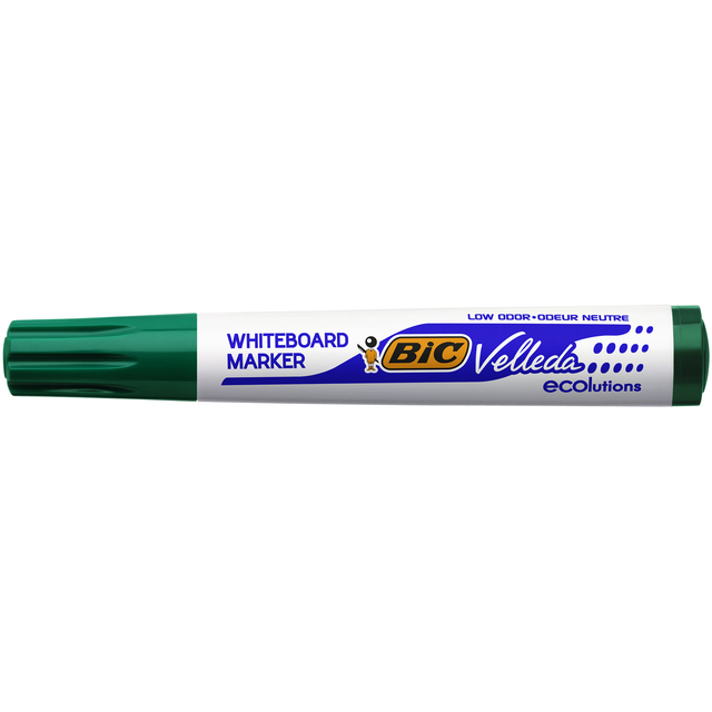 Whiteboardmarker Bic Velleda 1701 rond large groen