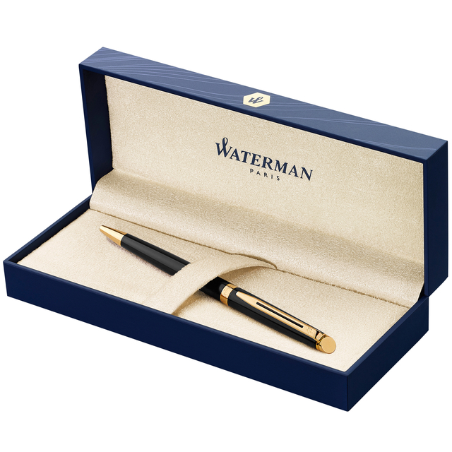 Balpen Waterman Hémisphère black lacquer GT medium