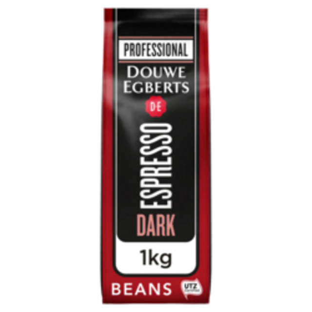 Koffie Douwe Egberts espresso bonen dark roast 1kg Koffie Douwe Egberts espresso bonen dark roast 1kg