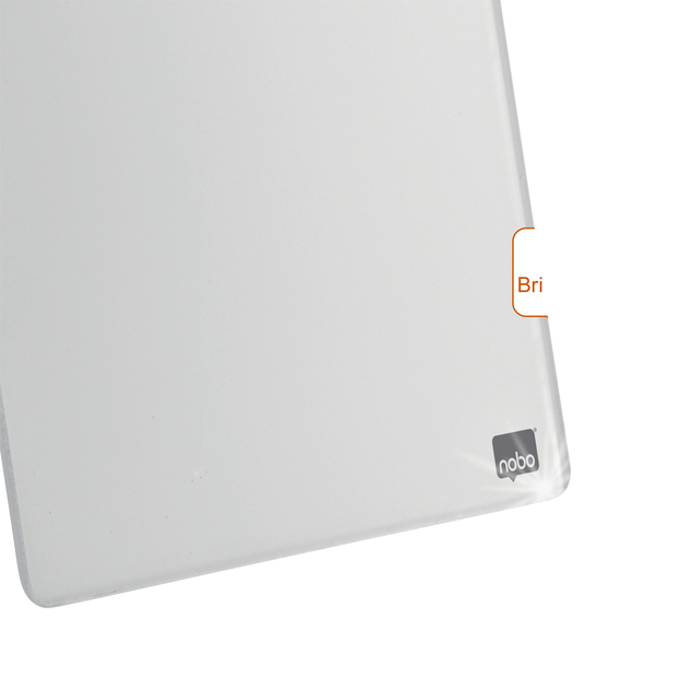 Desktop flipover Nobo met droog uitwisbaar glasoppervlak