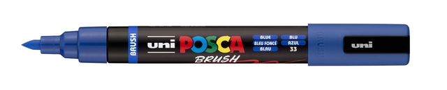 marker, blue marker, posca, brush, circulair cap