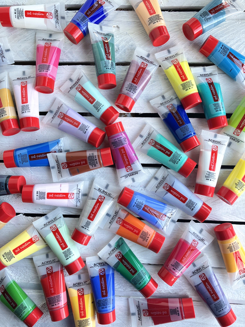 Acrylverf Talens Art Creation Caribbean 12ml set à 6 kleuren