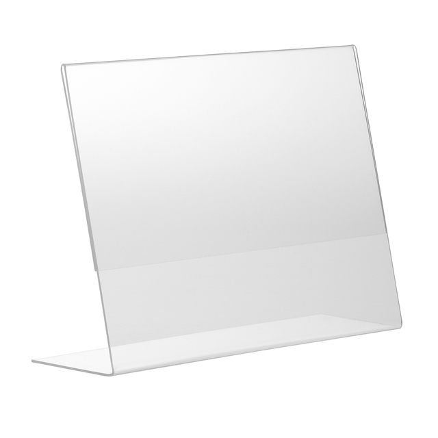 display stand, clear acrylic, folding desk stand, slant support, tabletop easel