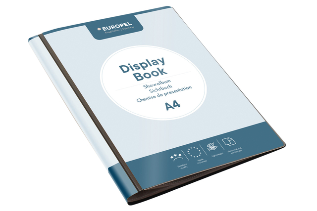 Showmap Opus 2 A4 frontview 10-tassen antraciet
