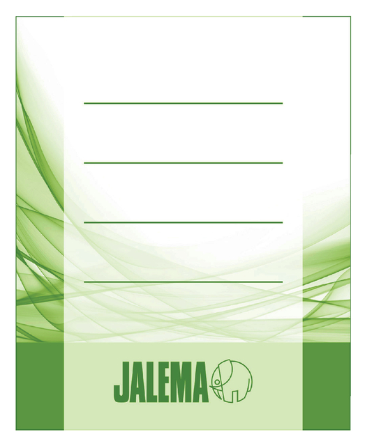 Rugetiket gemeente archiefdoos wit 50 stuks Rugetiket gemeente archiefdoos wit 50 stuks