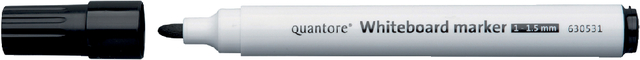 Whiteboardmarker Quantore rond 1-1.5mm zwart Whiteboardmarker Quantore rond 1-1.5mm zwart