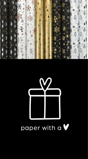 Inpakpapier Luxury Christmas 150x70cm assorti Inpakpapier Luxury Christmas 150x70cm assorti