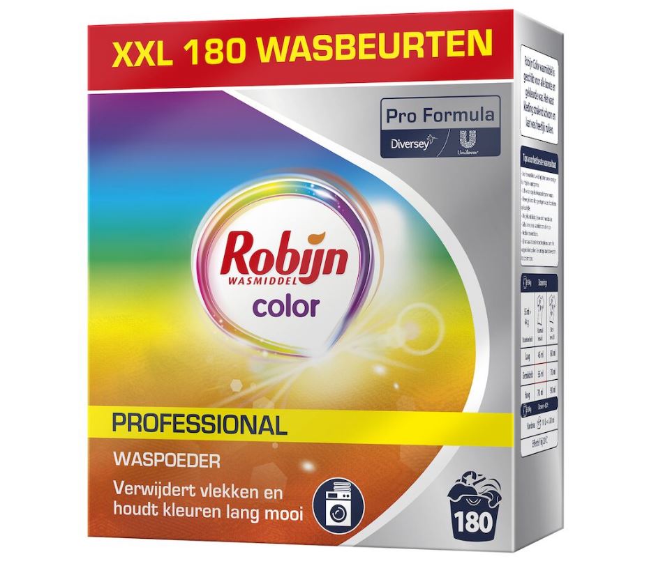 Robijn Pro Formula Waspoeder Color doos 8kg Robijn Pro Formula Waspoeder Color doos 8kg