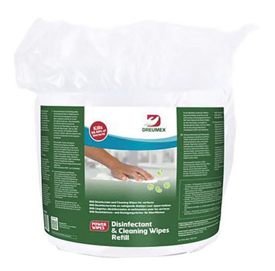 Dreumex Navulling 800 desinfecterende doekjes doos 2 stuks