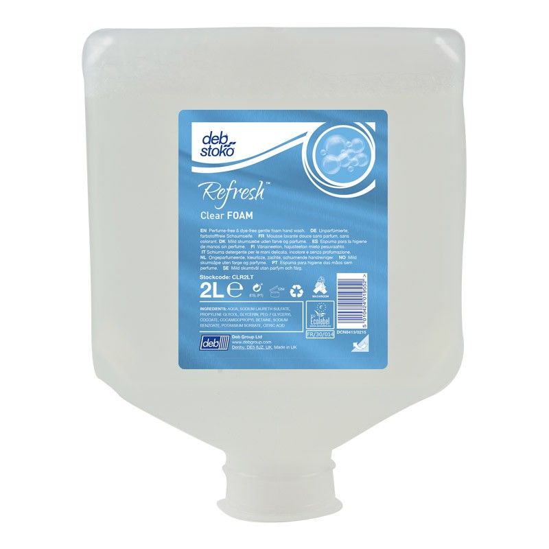 Deb Clear Foam Wash flacon doos 4x2 liter