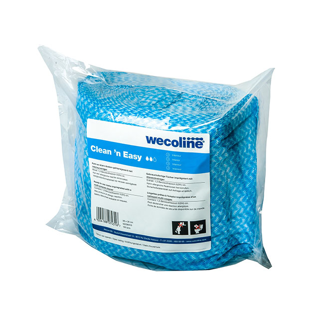 Wecoline Clean 'n Easy Interieur doeken Navul Blauw 3x150st