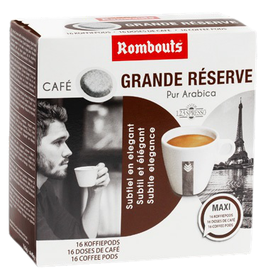 Rombouts OH ESPRESSO GRANDE RES 16 PODS Rombouts OH ESPRESSO GRANDE RES 16 PODS