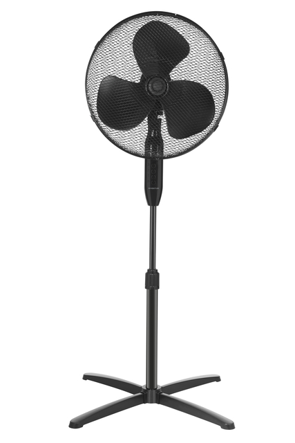 ventilator, standaard, zwart, 3-blad, verstelbaar