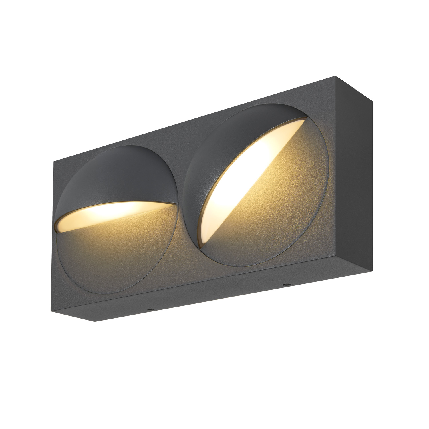 LID I 29W wand antraciet 2xLED 2700/3000K, PHASE