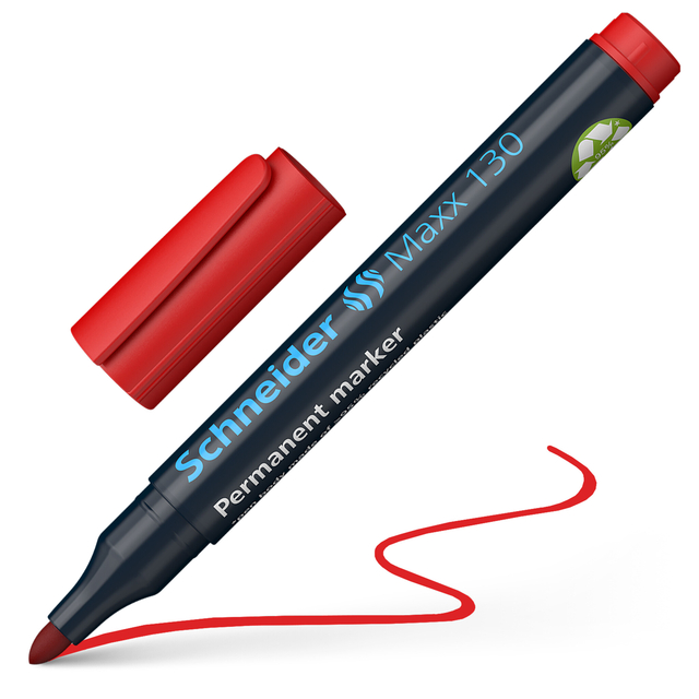 marker, permanent marker, red cap, drawing marker, Schneider