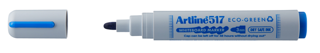 Whiteboardmarker Artline 517  Dry Safe Eco rond medium blauw Whiteboardmarker Artline 517  Dry Safe Eco rond medium blauw