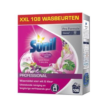 Sunil Pro Waspoeder Tropische Bloemen en Ylang 108WB 7.56KG