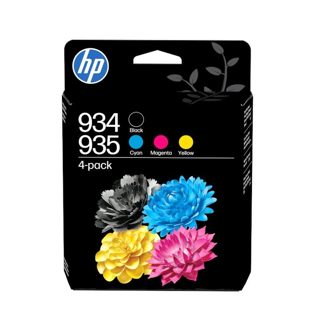 printerinkt, HP, 4-pack, kleurig, colorful-dye