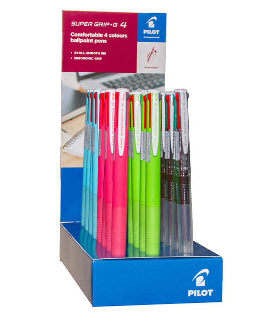 balpen, balpen-set, neonkleuren, grip, mechanisme