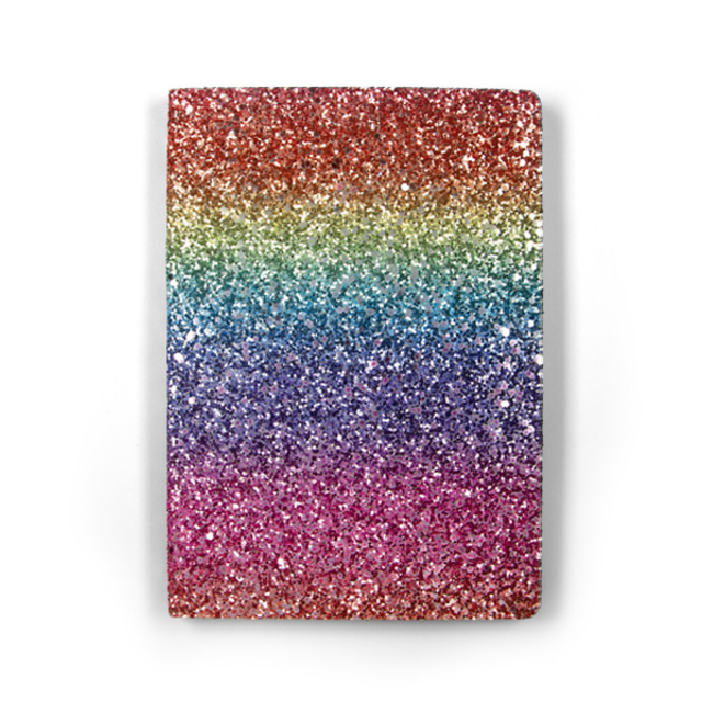 Notitieboek Paperclip Rainbow A5 lijn 96 vel 100gr glitter Notitieboek Paperclip Rainbow A5 lijn 96 vel 100gr glitter