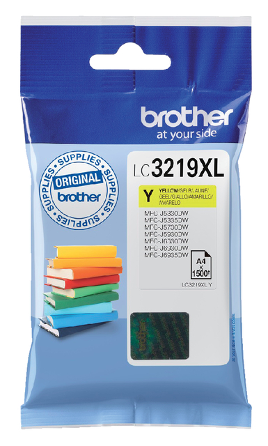 Inktcartridge Brother LC-3219XLY geel Inktcartridge Brother LC-3219XLY geel