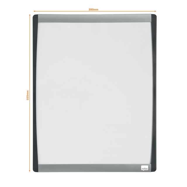 Whiteboard Nobo 35.5x28cm gewelfd