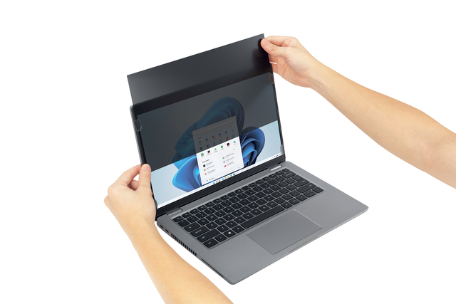 laptop, privacyfilter, grijs, toetsenbord, beeldscherm
