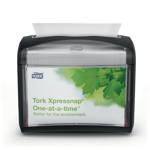tissue dispenser, kantoorartikel, Tork, klemontwerp, verpakking (afbeelding)