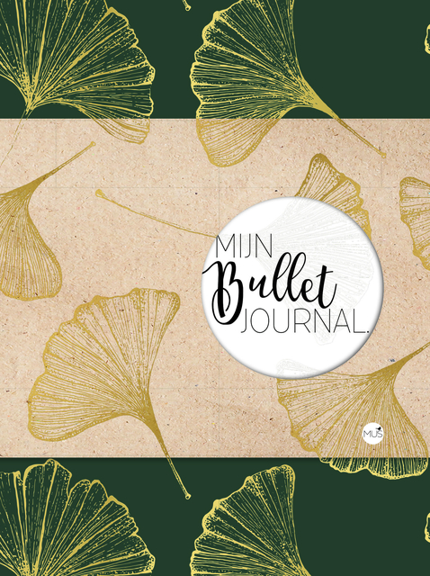 Mijn Bullet Journal ginkgo biloba dots 240 pagina's Mijn Bullet Journal ginkgo biloba dots 240 pagina's
