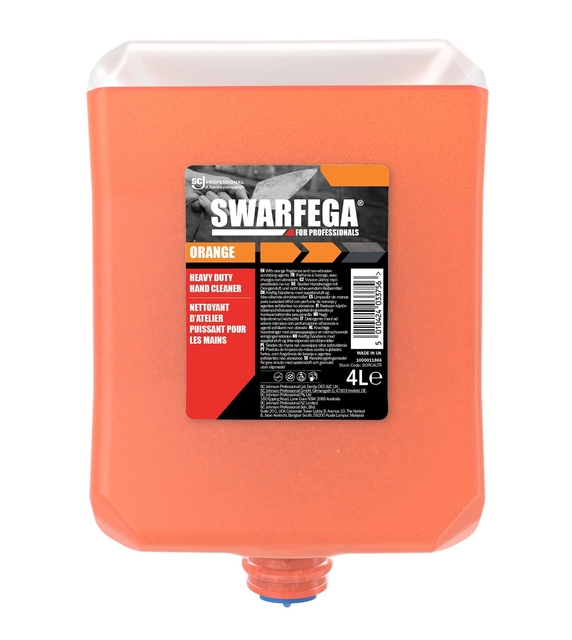 Handreiniger SCJ Swarfega Orange 4 liter Handreiniger SCJ Swarfega Orange 4 liter