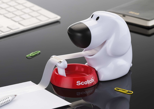 Plakbandhouder Scotch C31 hond + 1rol 19mmx7.5m Plakbandhouder Scotch C31 hond + 1rol 19mmx7.5m