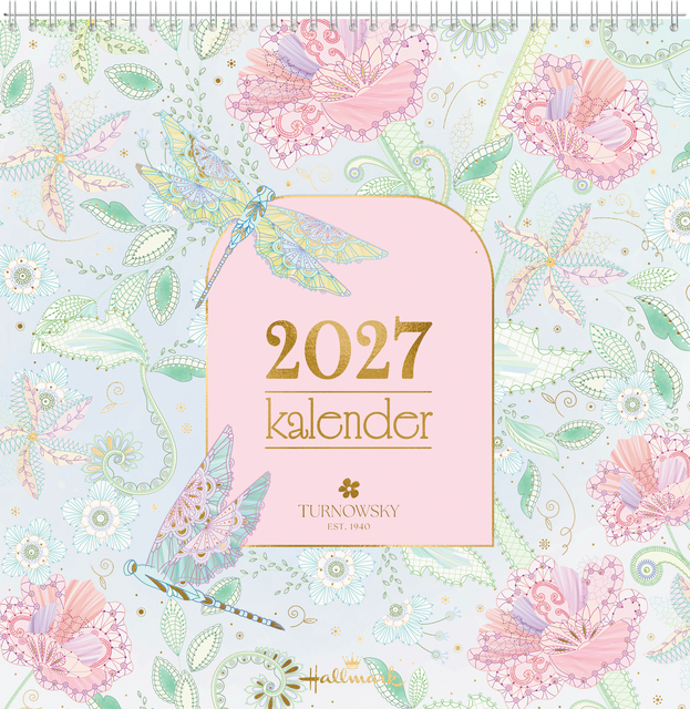 kalender, 2027, kalendar, decoratief, pocket