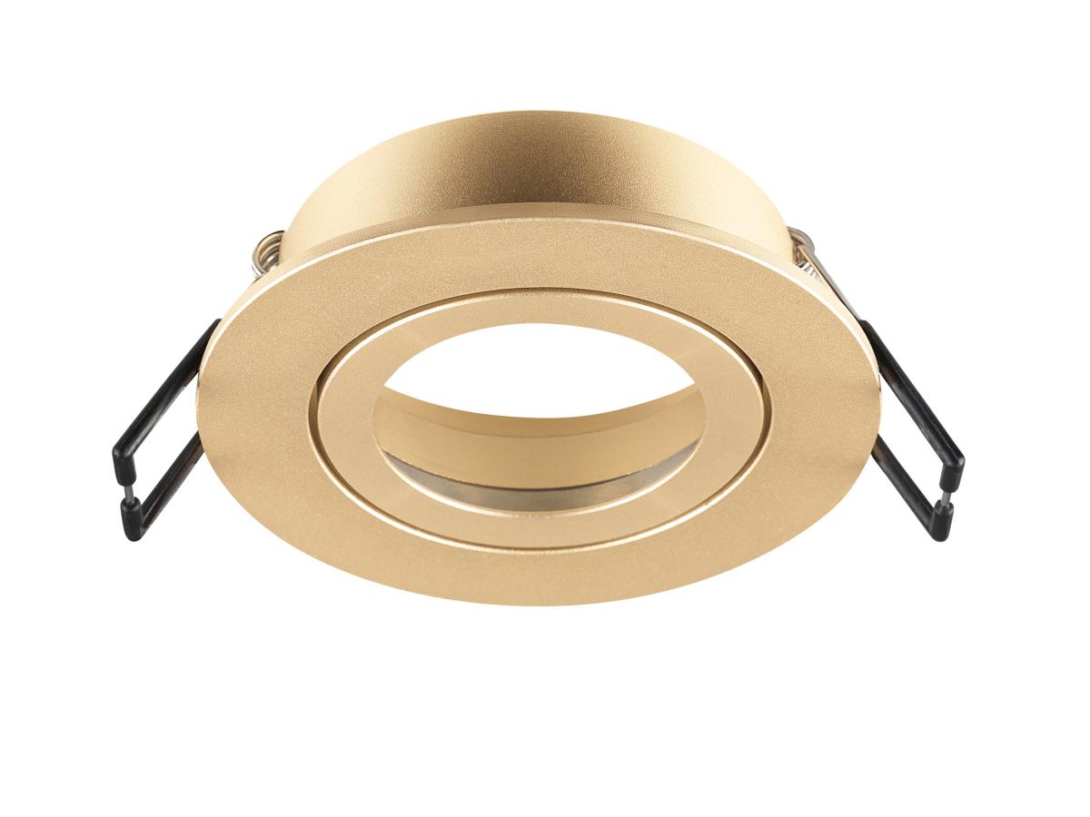 inbouwspot, rond, kunststof, goud, downdraft?