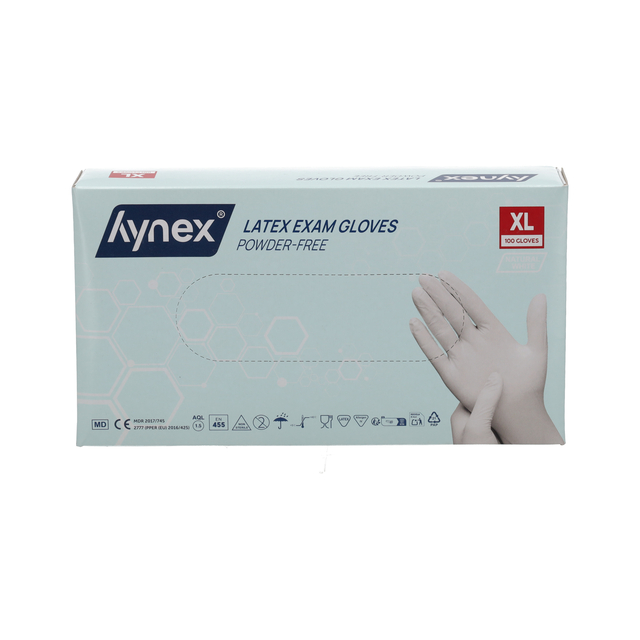 latex, examen handschoenen, gloves, latex gloves, powder-free