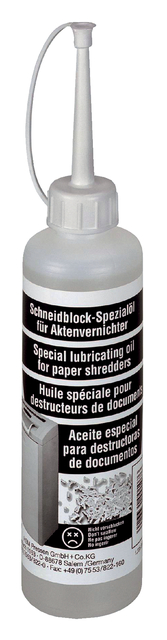 Olie voor papiervernietiger HSM 250ml Olie voor papiervernietiger HSM 250ml