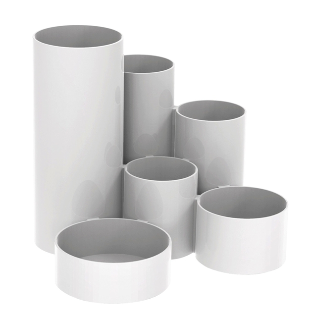 Pennenkoker MAUL Tubo wit 6-vaks Ø150x125mm Pennenkoker MAUL Tubo wit 6-vaks Ø150x125mm