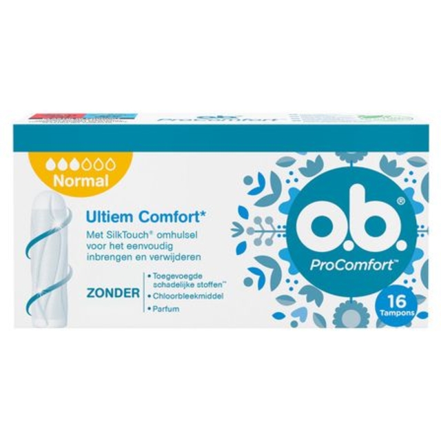 Tampons OB ProComfort Normal 16 stuks Tampons OB ProComfort Normal 16 stuks