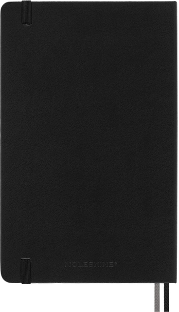 Notitieboek Moleskine Expanded large 130x210mm lijn hard cover zwart
