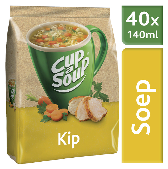 Cup-a-Soup Unox machinezak kip 140ml Cup-a-Soup Unox machinezak kip 140ml