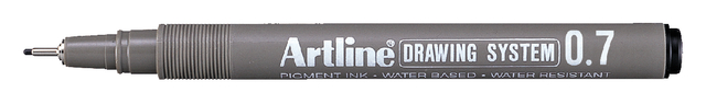Fineliner Artline technisch 0.7mm zwart Fineliner Artline technisch 0.7mm zwart