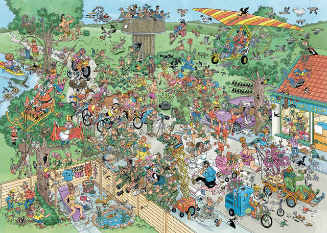 Puzzel Jan van Haasteren De Grote Vogelkijkdag 1000 stukjes