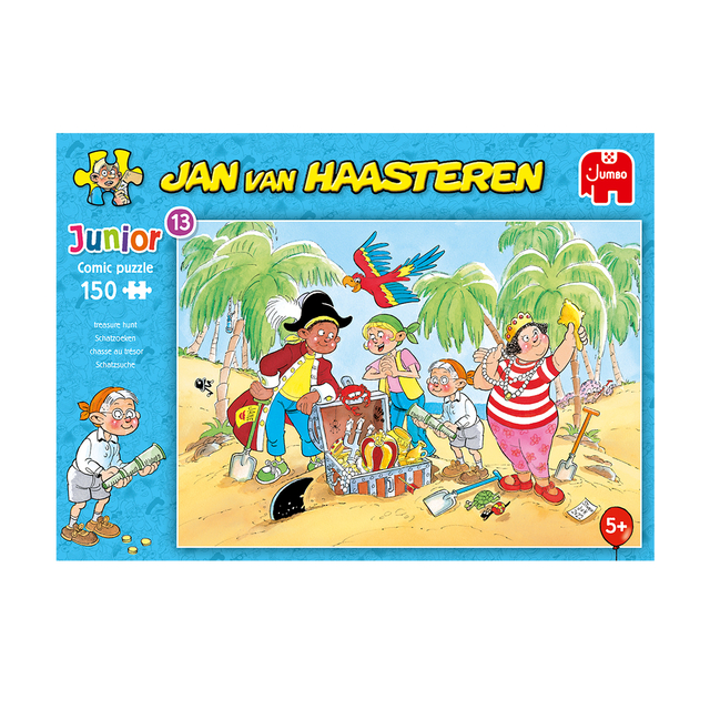 Puzzel Jan van Haasteren Junior 13 Treasure Hunt 150 stukjes