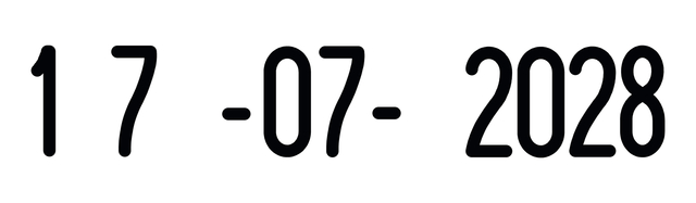 Datumstempel Trodat Printy 4810 cijfers zwart