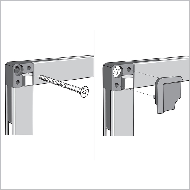 Whiteboard Nobo Essence magnetisch 45x60cm staal