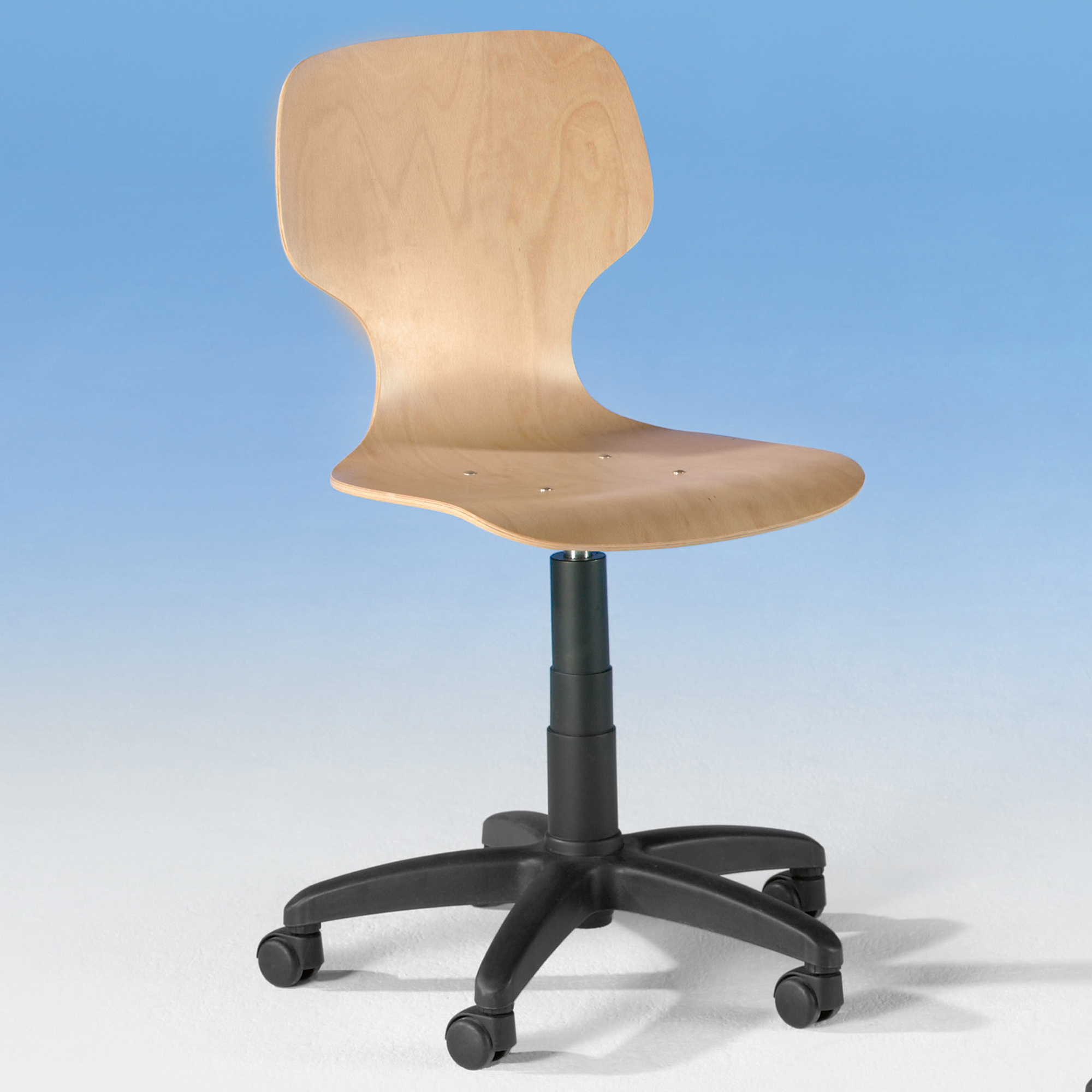 Bureaustoel met polyamide onderstel