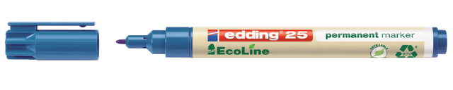 Viltstift edding 25 EcoLine rond 1mm blauw Viltstift edding 25 EcoLine rond 1mm blauw