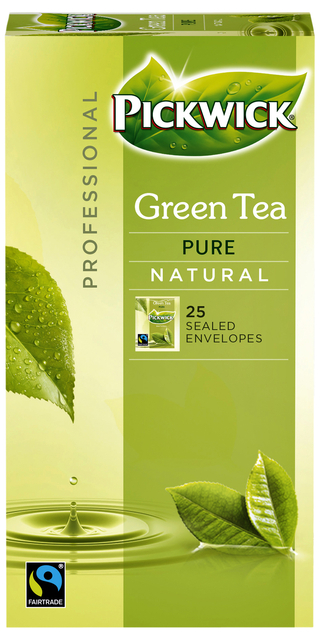 Thee Pickwick Fair Trade green pure 25x1.5gr Thee Pickwick Fair Trade green pure 25x1.5gr