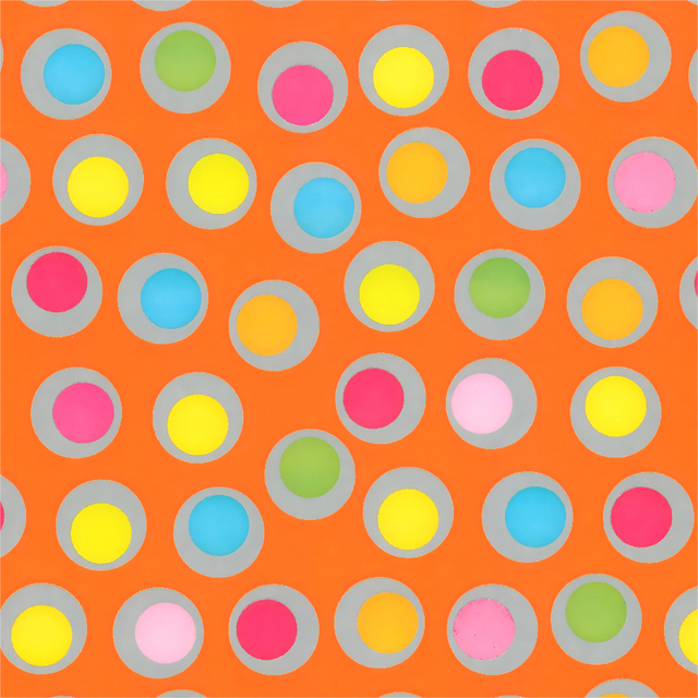 Inpakpapier Special Wrap 200x70cm spring rounds assorti