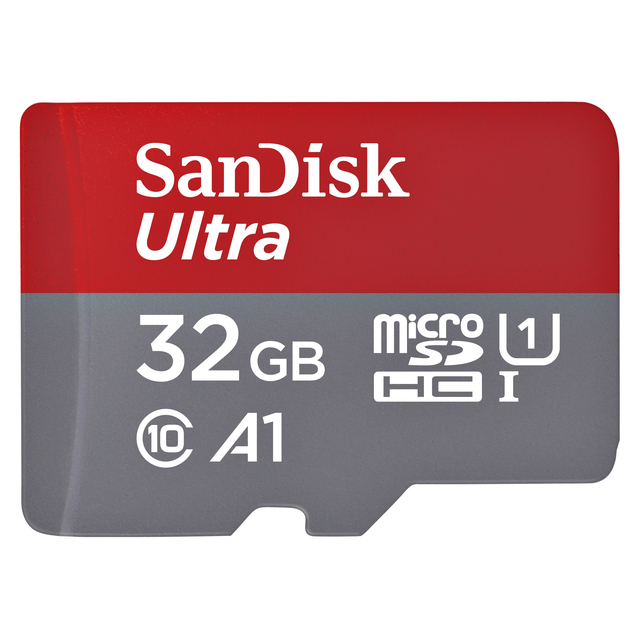 Geheugenkaart Sandisk Micro SDHC Ultra Android 32GB 120MB/s Class 10 A1 Geheugenkaart Sandisk Micro SDHC Ultra Android 32GB 120MB/s Class 10 A1