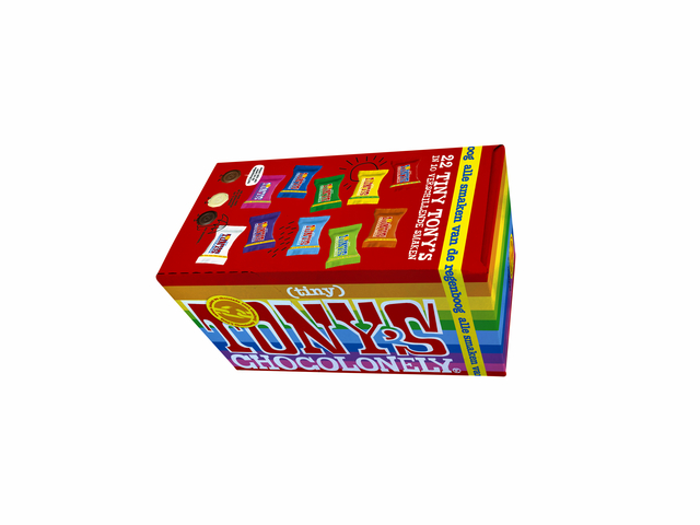 Chocolade Tony's Chocolonely tiny mix doos 200gr Chocolade Tony's Chocolonely tiny mix doos 200gr